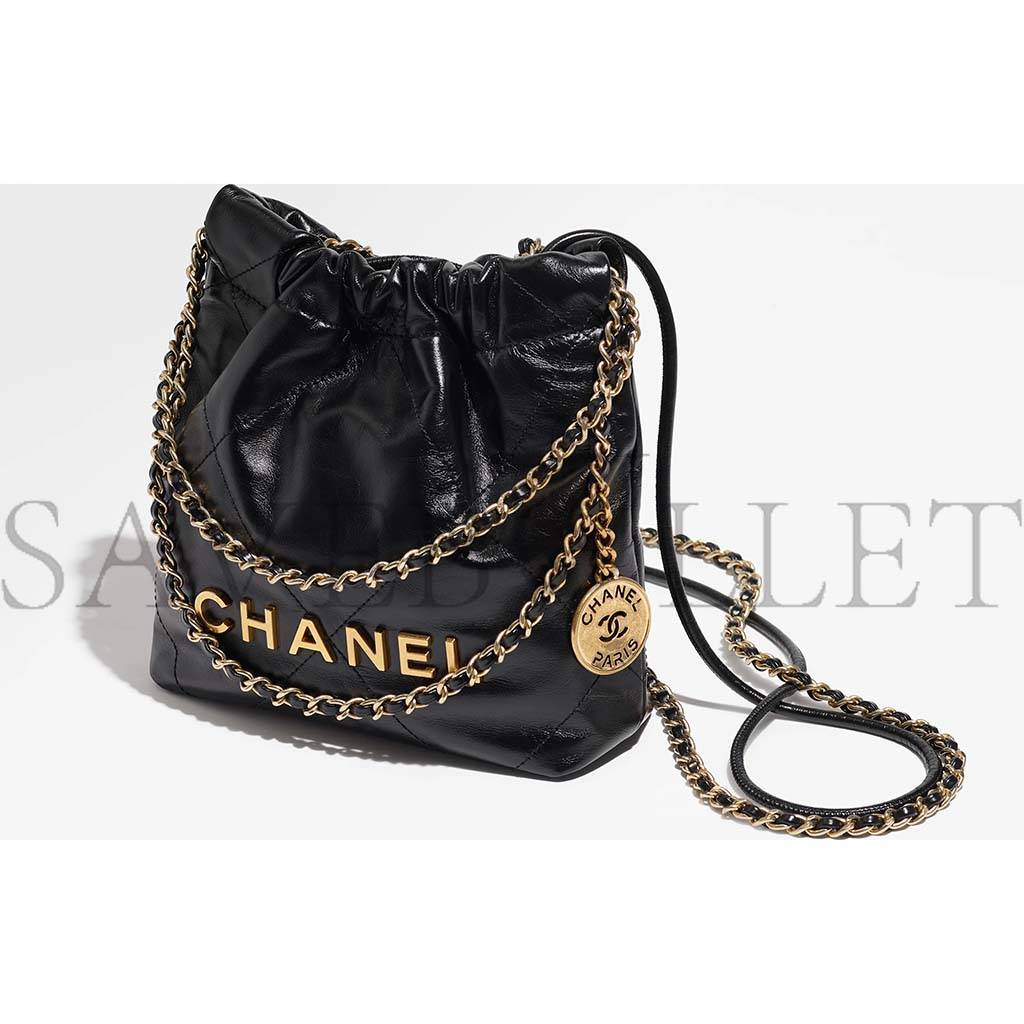 CHANEL 22 MINI HANDBAG AS3980 B08037 94305 (20*19*6cm)